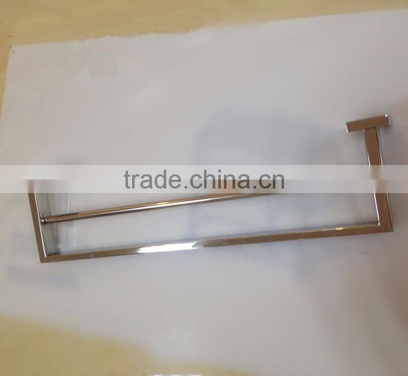 Bath Hardware factory supply stainless steel double bar towel rack