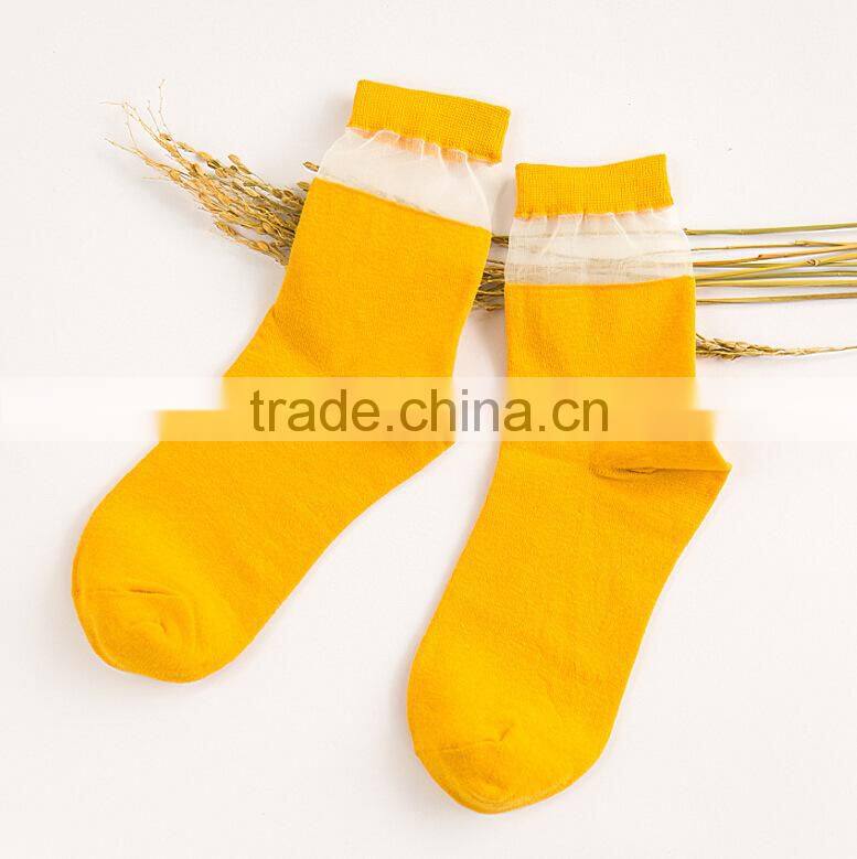 Candy Color Young Girls Socks Cheap Women Socks Wholesale