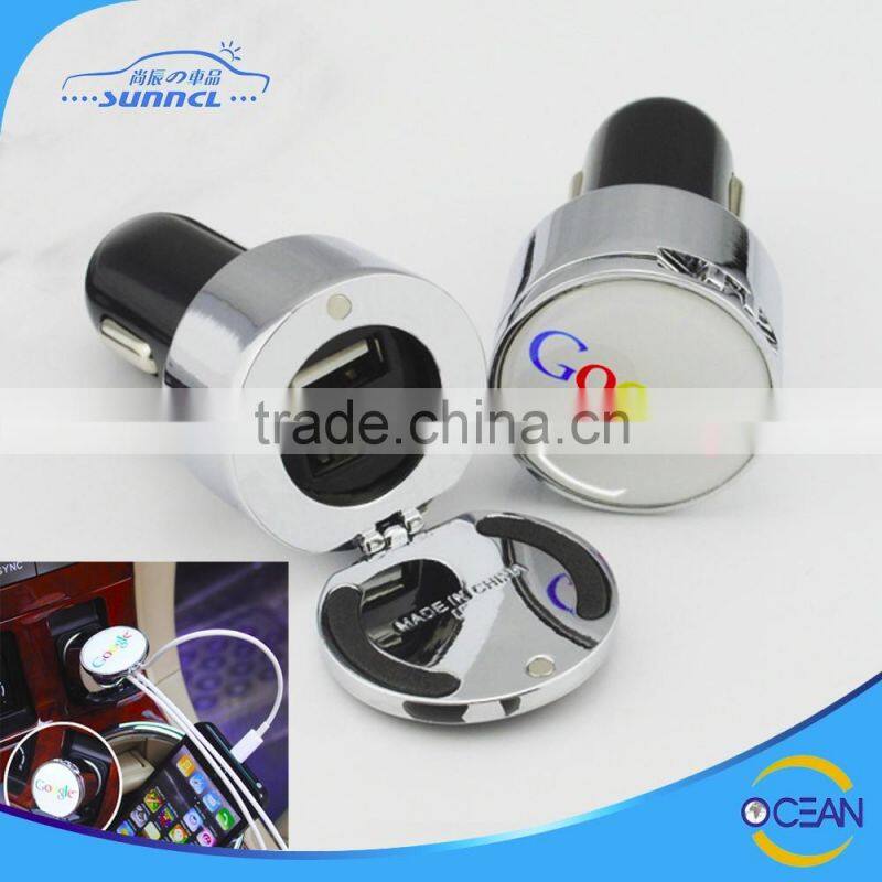 High Quality DC 5V 5.2A 6.8A 4 Port Car USB Charger with CE FCC RoHS