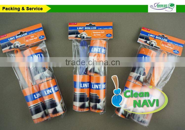 industrial cheap carpet cleaning tool sticky lint roller with cover