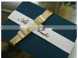 cream doir bow for invitation