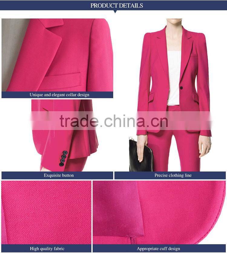 Guangzhou Factory Woman Jackets Apparel For Ladies Formal Blazer OEM