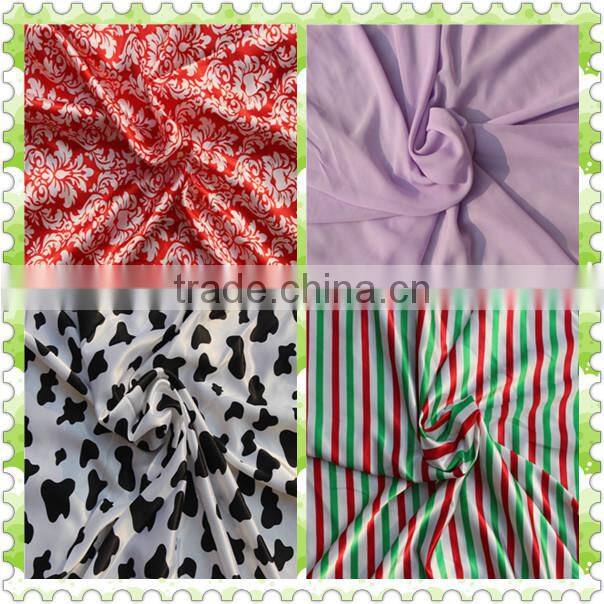 Wholesale satin taffeta lining fabric, different types dress materials