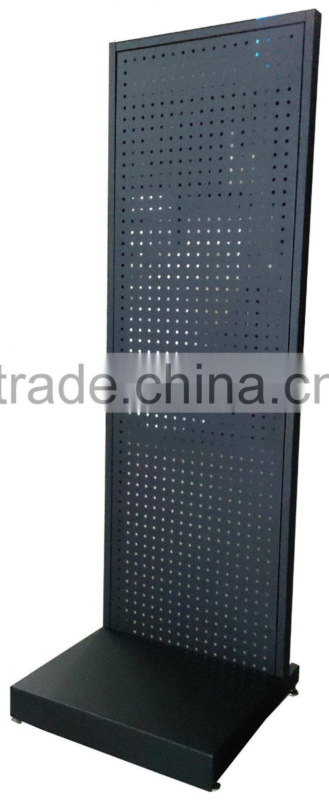 Lightweight one side metal pegboard