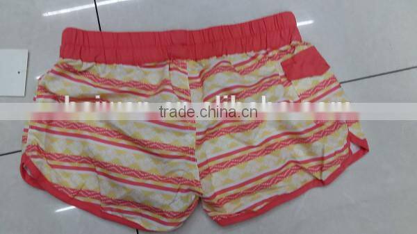 High quality comfortable beach girl bermuda shorts clearance stock