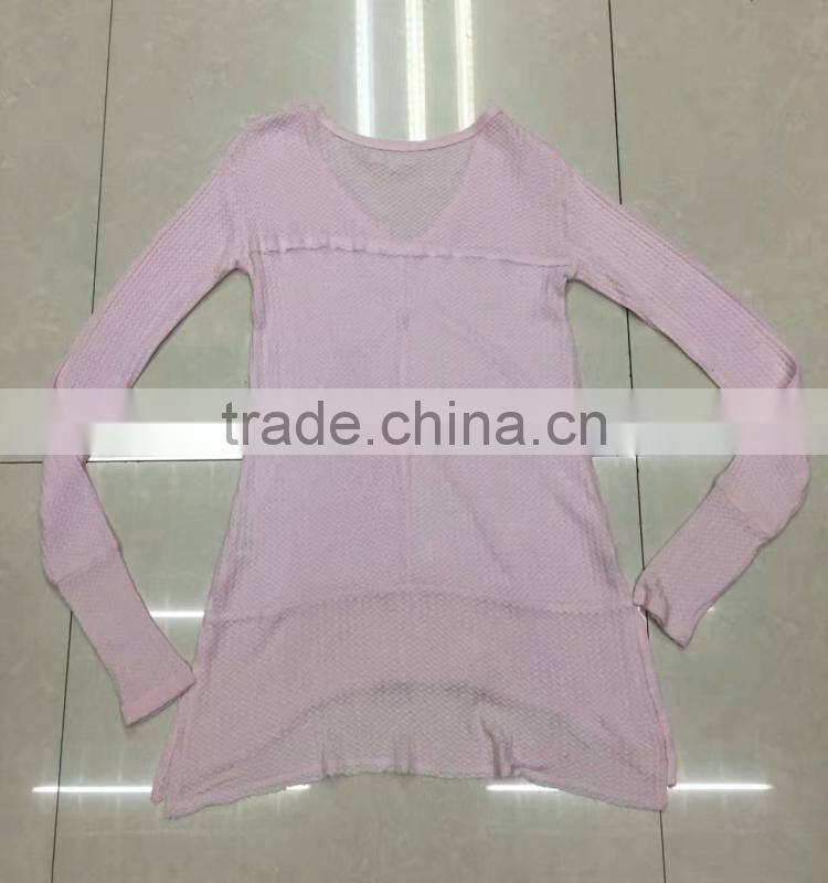 Stocklots women pink knitted cardigan fancy sleepwear