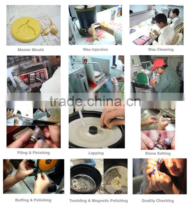 Silver Plated Ruby Studded Fashion Pendantset