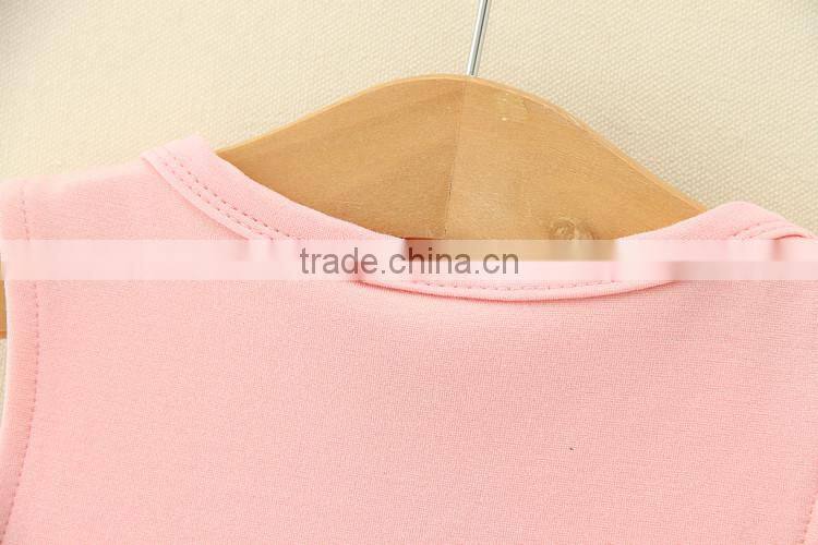 2017 new design spring summer kids outfit wholesale children dress baby girls cute cheap Kid Clothes