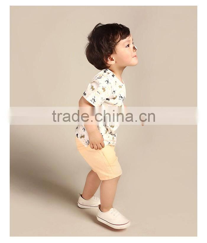 Fashion full printing o-neck baby t-shirts wholesale