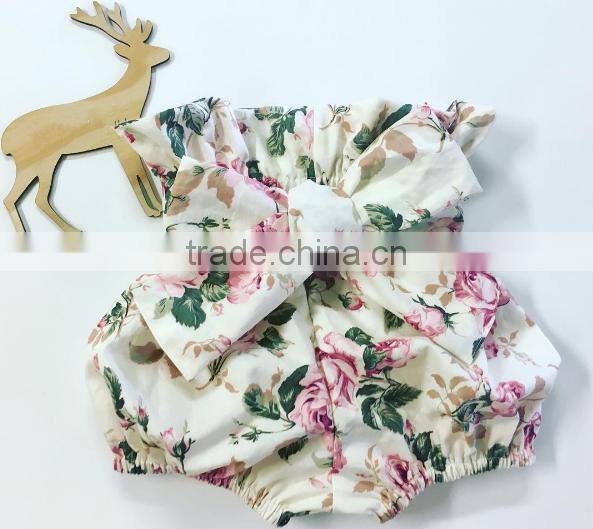 Village Style Summer Apparel Unisex Baby Clothes Shorts Linen Fabric Shorts