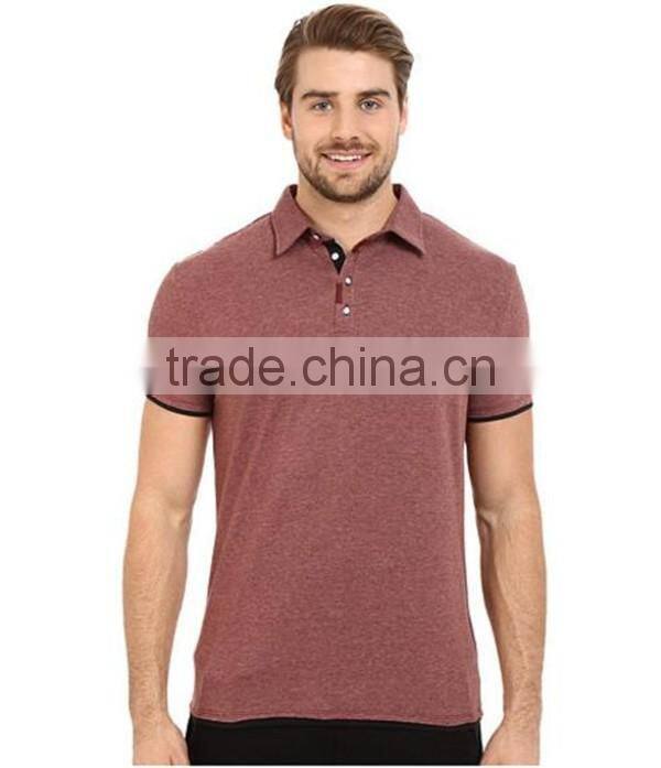 High quality cotton stone wash polo shirt