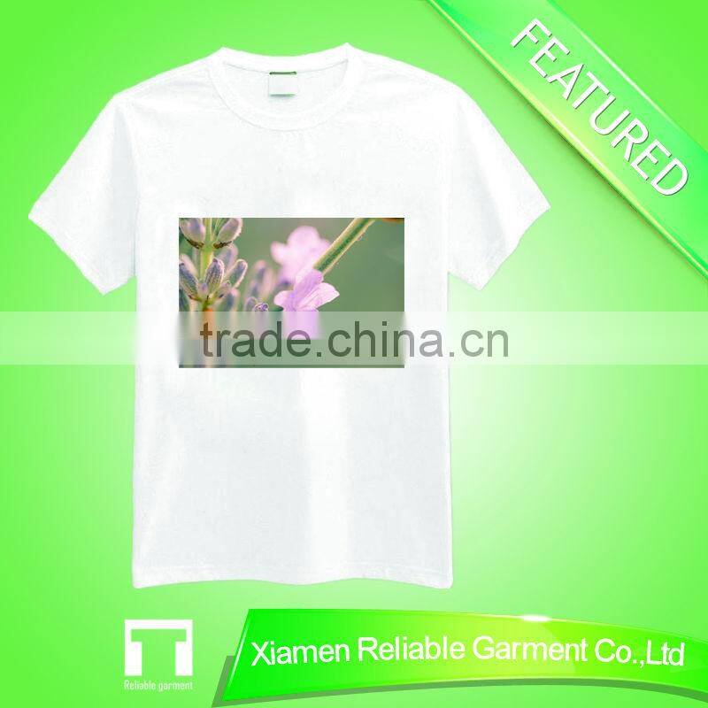 180GSM 100% cotton print childrens plain t-shirts fashion