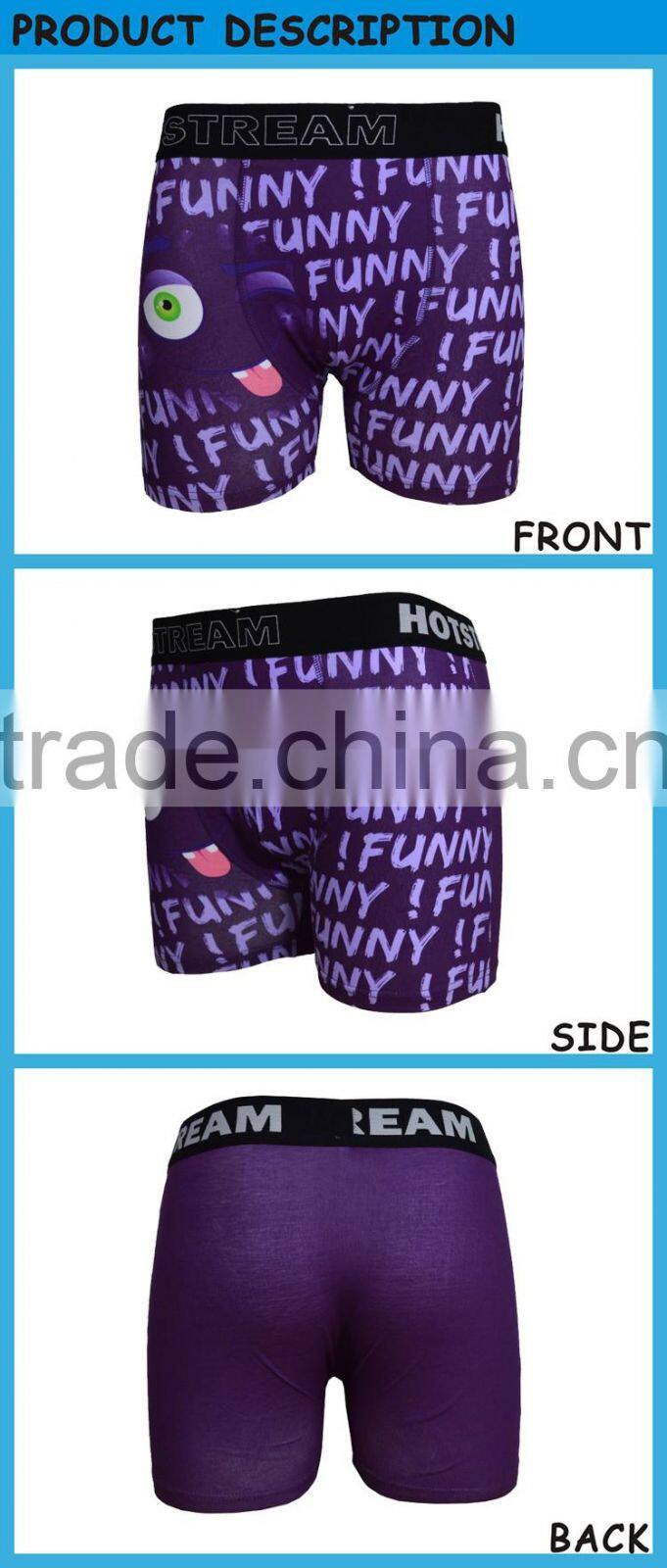 Factory Provide Best Design Men Boxer Shorts Male Underwear Sexy