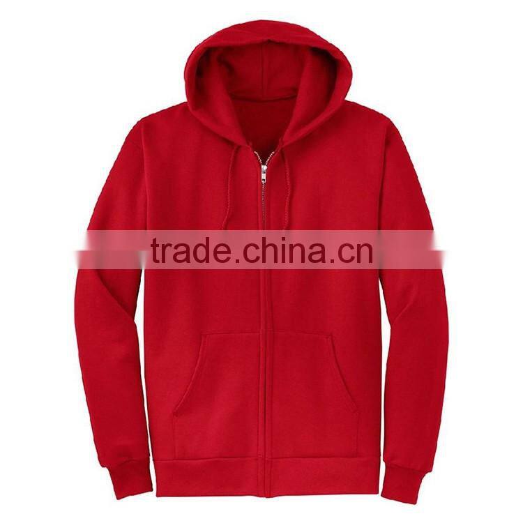 Blank Design Zip-up Fashion Style Wholesale Man Fleece Custom Hoodie Printing