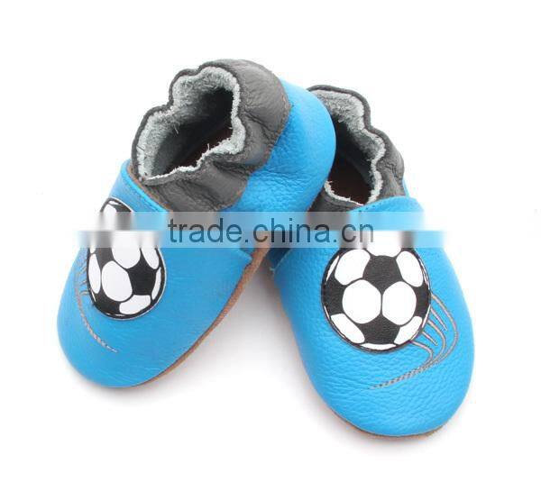 Wholesale breathable popular lovely soft leather baby shoes