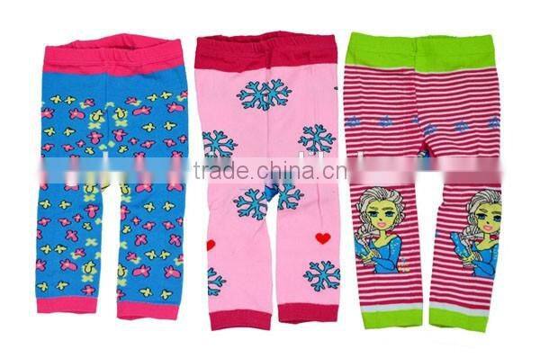 100% cotton children tights, kids printed tights,baby pantyhose