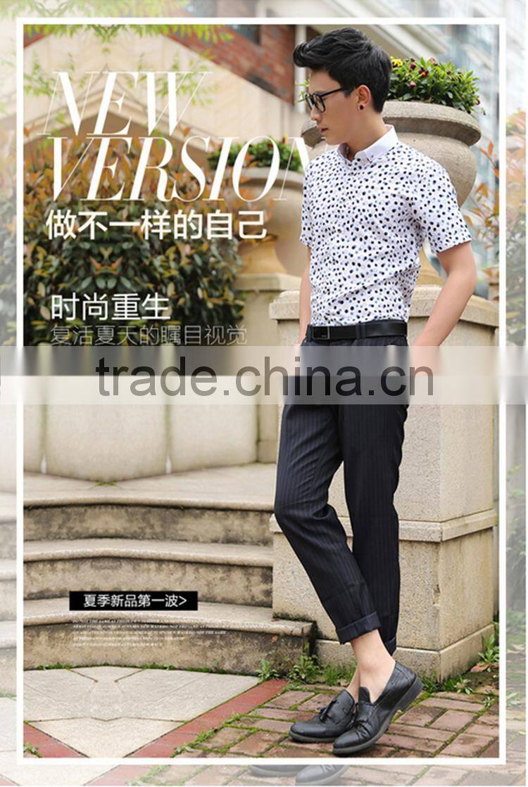 Latest shirt designs for men 2016 fancy custom elongated printed hawaiian short sleeve t-shirt