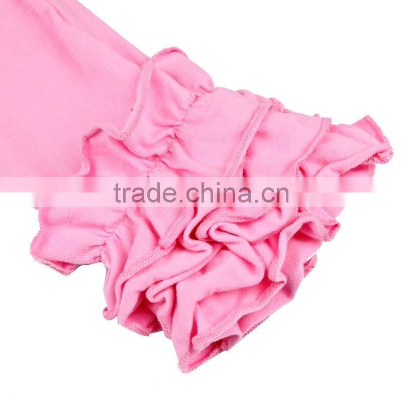 Hot Sale Kids Ruffle Bottom Pants Outfit 2016 Cute Newborn Girls Triple Ruffle Pants Wholesale