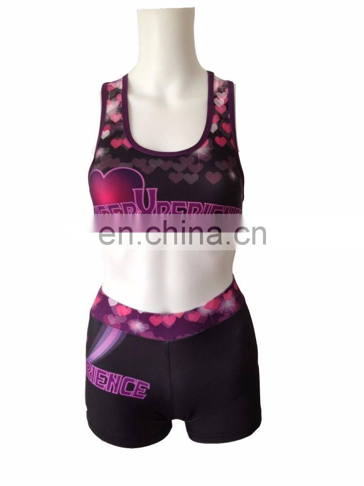 2016 For Girls Club School Never Fading Sublimation Cheer Uniforms