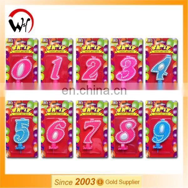 baby shower craft number candle wholesale