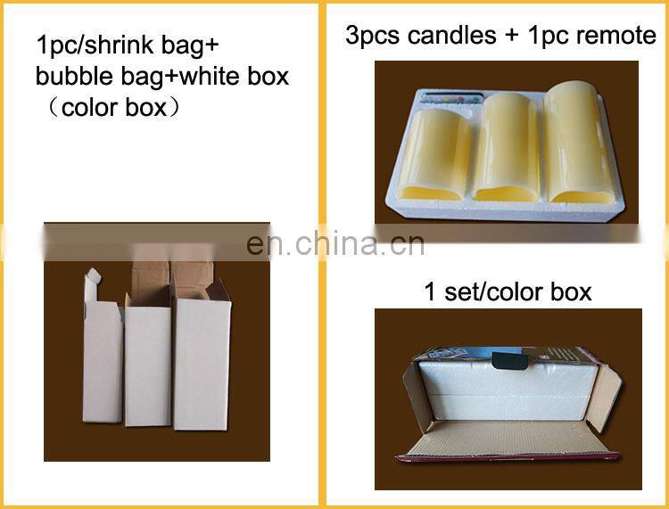 RoHS/CE/EMC Passed Real Wax Water Sticking Scented Flameless LED Candle