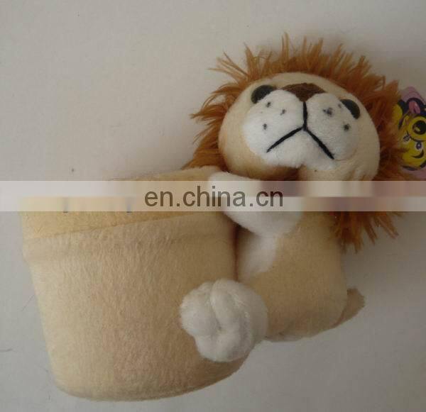 stuffed tiger/giraffe/leopard/elephant/lion pen holder wholesale