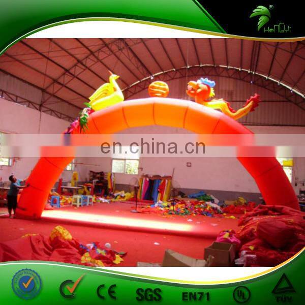 Pink Inflatable Wedding Arch / Oxford Or PVC Inflatable Arch