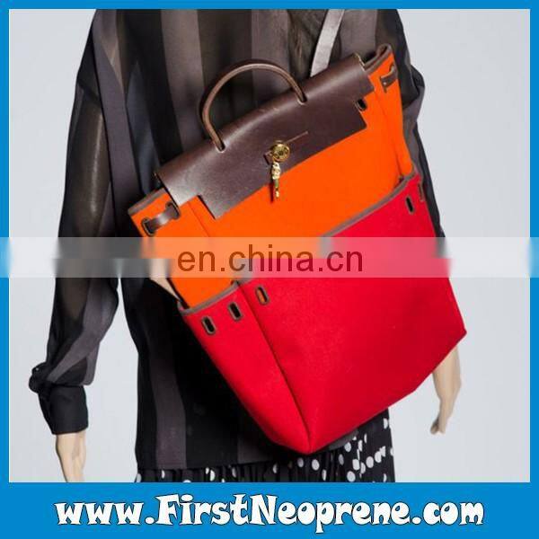 Shinning Star Cool Black Lightweight Neoprene Backpack