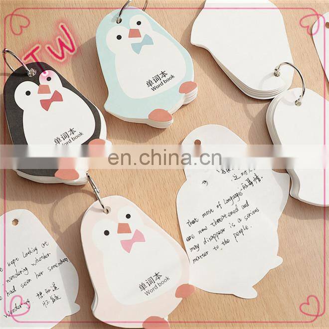 Top Quality Customized Promotion luxury funny penguin shaped sticky note pad stationery wholesale from china