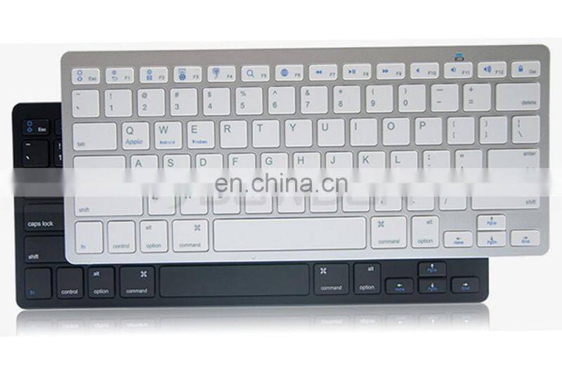 Universal ultra thin wireless external bluetooth keyboard for windows for ios for android for laptop tablet pc