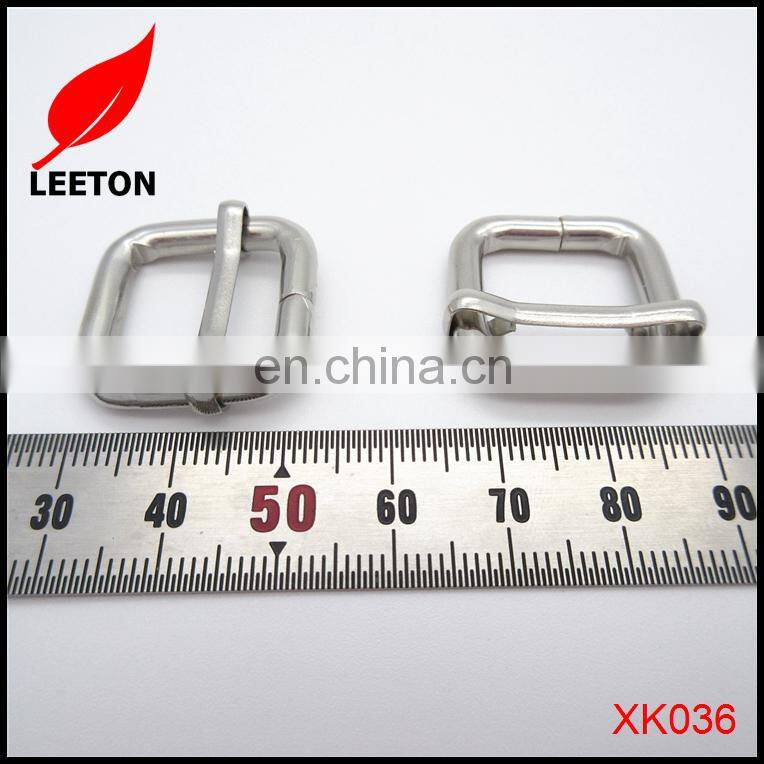 Factory supply 16mm metal wire slider buckle for bag