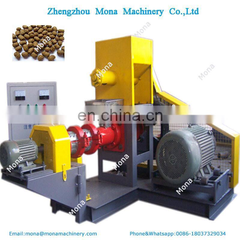 Hot sale automatic dog/cat food machine/double screw fish feed machine