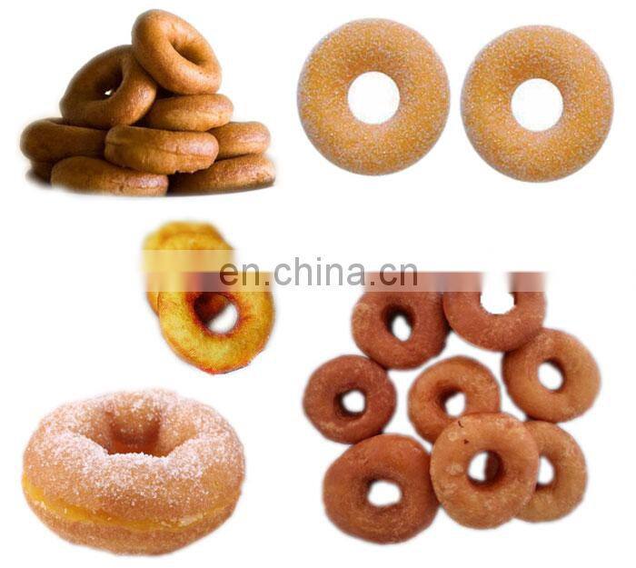 Automatic Sweet Buns Cutter Gas Doughnut Fryer Dim Sum Cake Making Machinery Baked Donut Machine