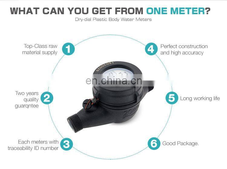 China Water Meter Vane Wheel Multi jet Water Meter