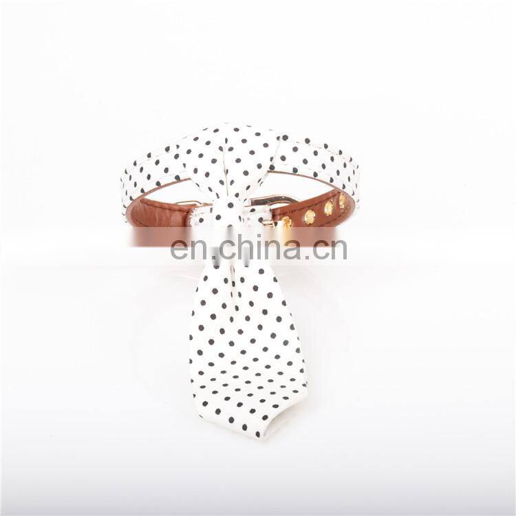 Pet gift products detachable wave point pet dog tie adorable grooming dog bow tie neckties