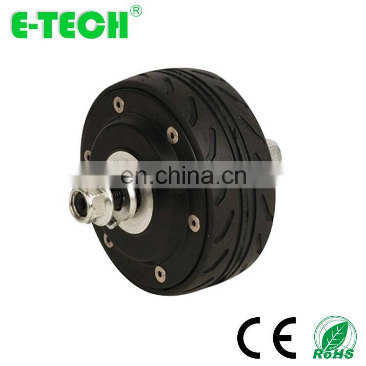 High quality 4 inch solid tire gearless 36V bicycle kit electric brushless scooter hub motor