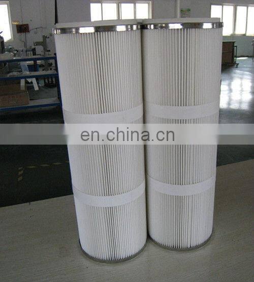 polyester cylindrical air filter cartridge for tobacco dust collector made in China