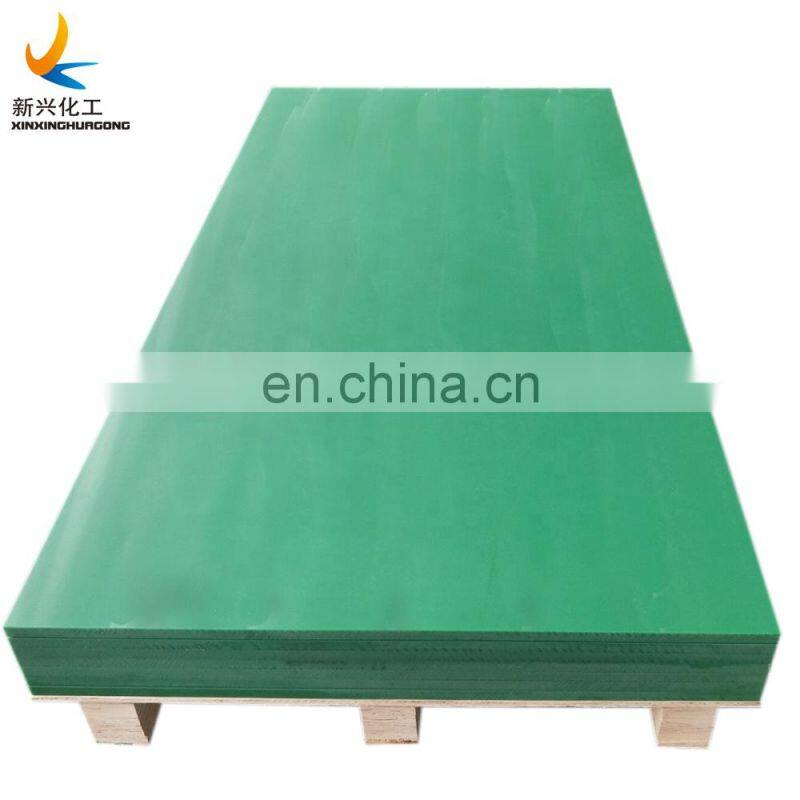 Colored wear resistant red plastic uhmwpe plastic sheet / panel / board