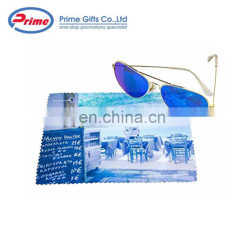 Sublimation Custom Print Microfiber Glasses Cleaning Cloth for Sale