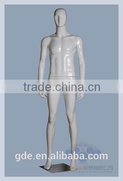Fasion window display shiny full body male plastic mannequin