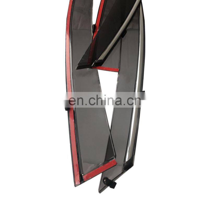 Injection Car Wind Deflector Visor Door Sun Window Visor Shade Rain Shield Guard Door Visor For Nissan Sunny 2011-2019