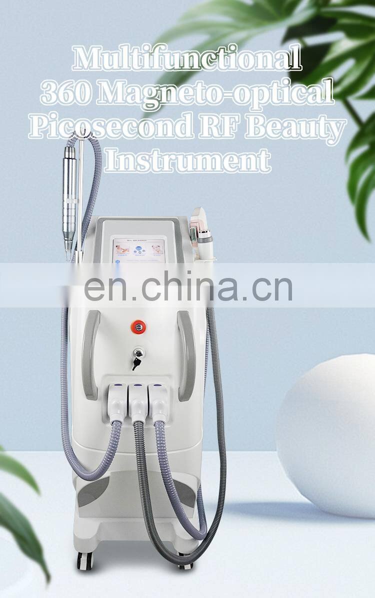 OPT 360 magneto-optical SHR fast hair removal machine Picosecond laser eyebrow washing IPL rejuvenation Beauty equipment