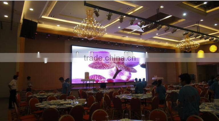 P6 indoor Installation Fast Rental stage car show full color led indoor LED screen
