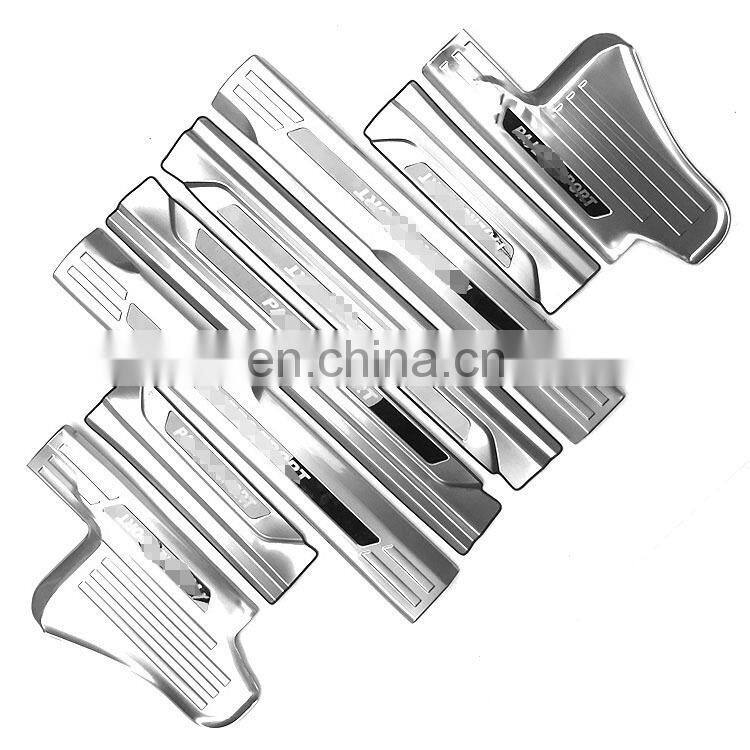 Car Exterior Protection Accessories Door Sill Scuff Plate For Pajero Sport