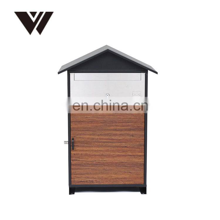 Home Outdoor Package Galvanized Steel Large Smart Parcel Delivery Mailbox Drop Post Mail Letter Box