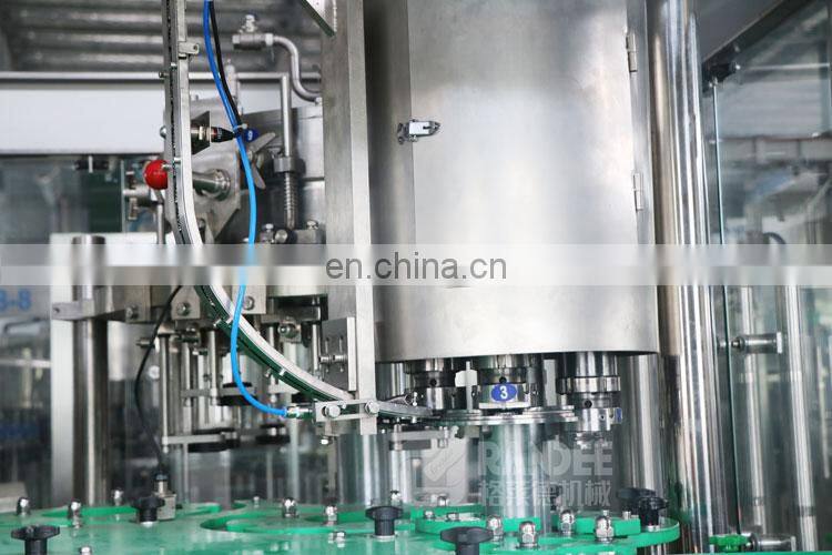 Automatic Glass Bottle Carbonated Drink Filling Machine