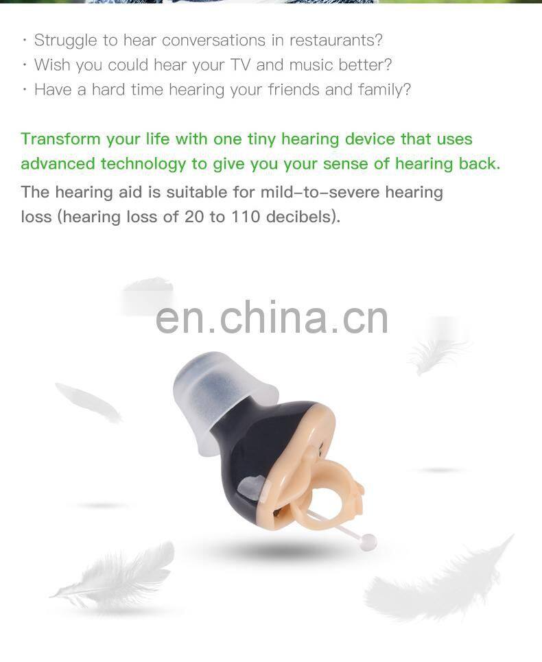 Wholesale hearing aids manufacturer price sound amplifier cic hearing aid amplifier mini ear