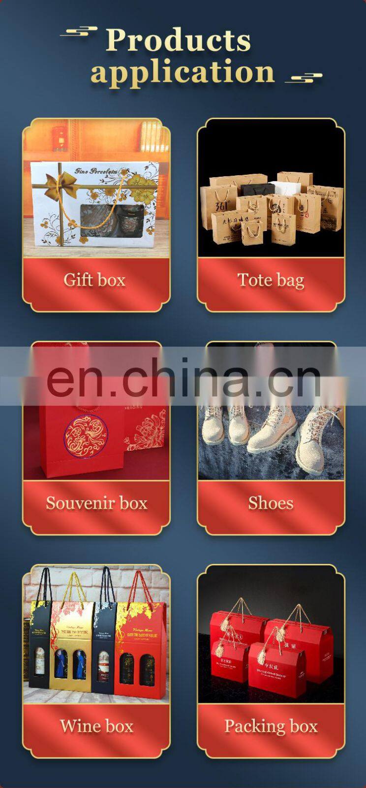 Factory Directly Wholesale colored round premium 3-strand Twisted packing rope with buckle clip for gift boxes paper bag