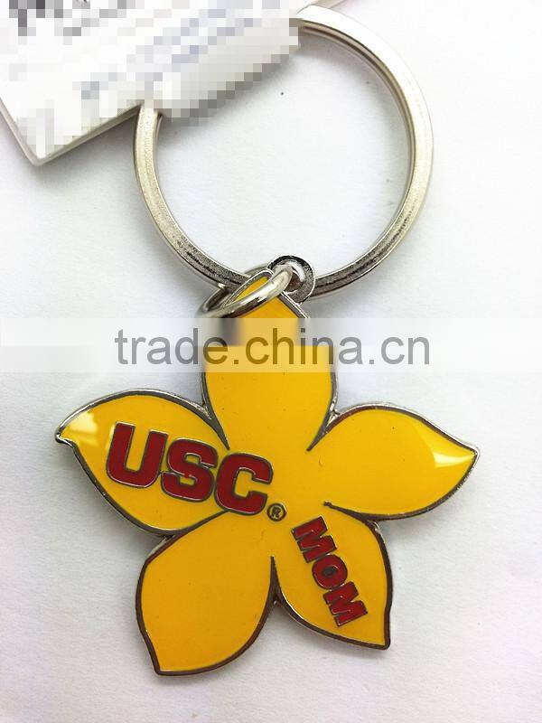 2014 New Design Eagle soft enamel key chain