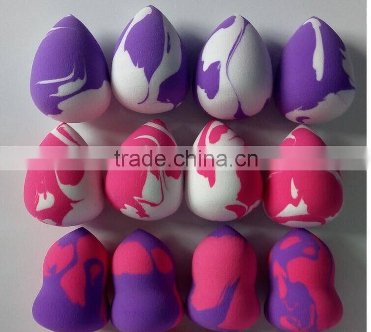 Top Seller Free Sample Egg Shaped Make Up sponge Teardrop Sponge, High Quality Colorful Make Up sponge,Egg Makeup sponge